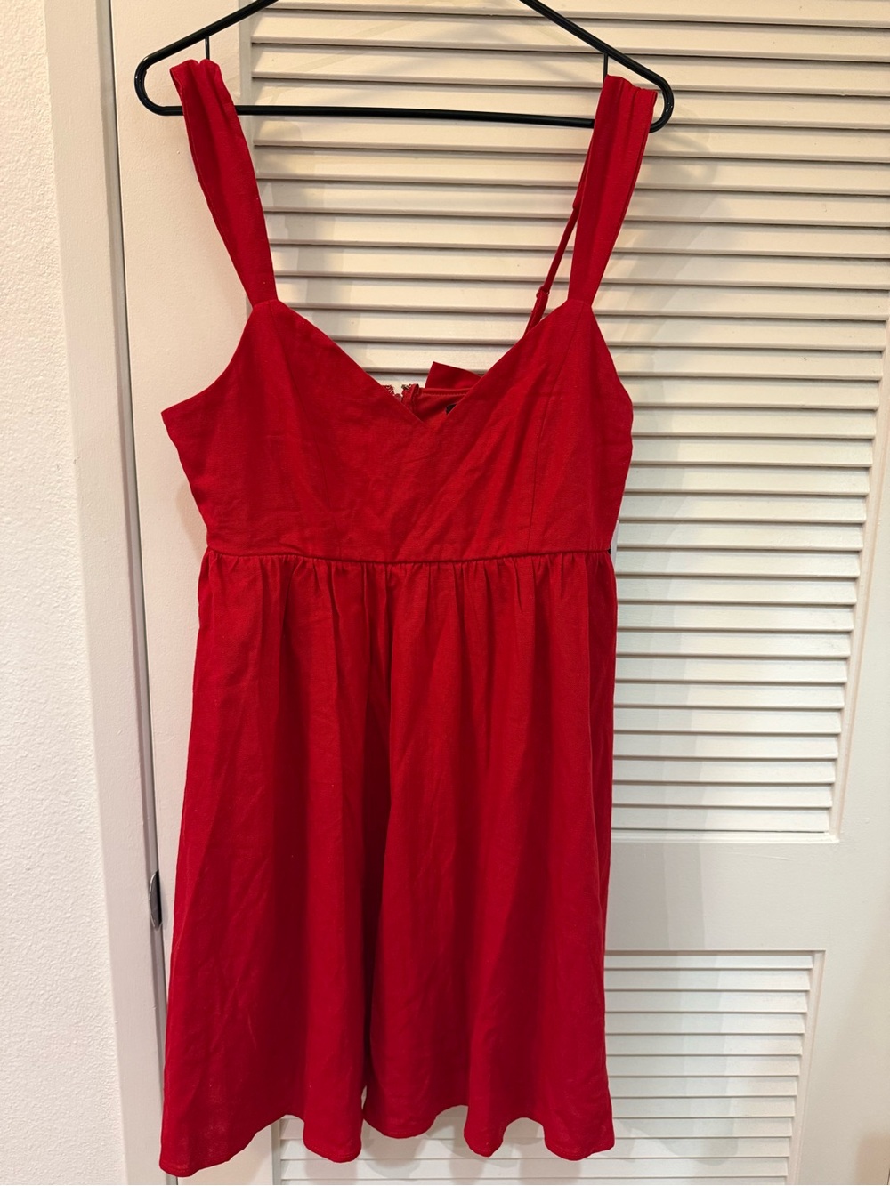NEW Trixxi Red Sleeveless Mini Dress LARGE